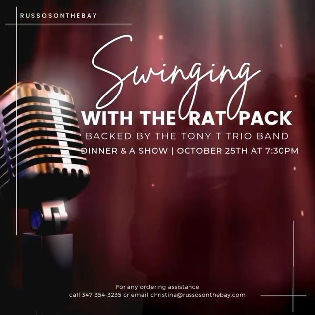 Join us on Friday, October 25th for Swinging with 