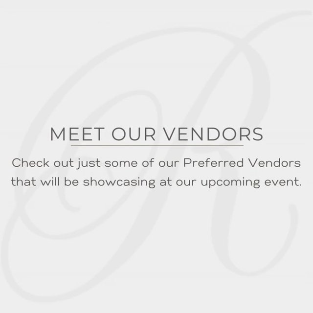 Meet the amazing vendors showcasing at our upcomin