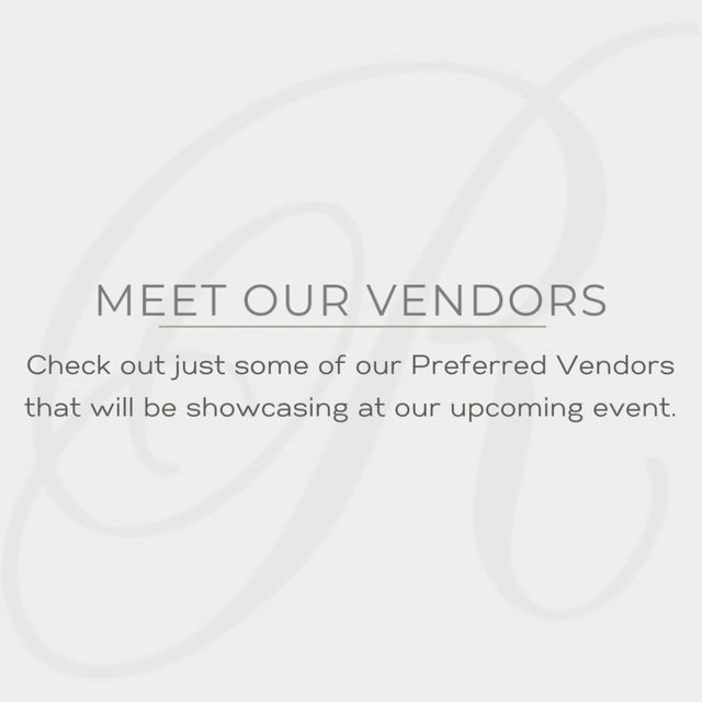 Meet the rest of our vendors!

Last chance to grab