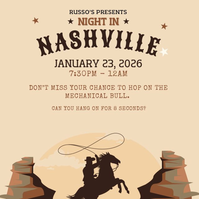 ✨ A Night in Nashville is coming back to Russo’s o